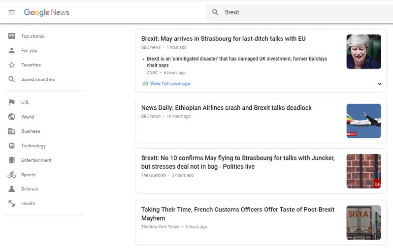 Google news